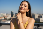 Sunstone Round Bead Bracelet - Optimistic Energy