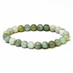 Jadeite Jade Round Bead Bracelet 8mm - Stone of Prosperity & Wisdom
