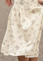 Katrina Half Sleeve Floral Midi Dress - FINAL SALE