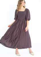 Kayleen Smocked Bodice Maxi Dress