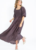 Kayleen Smocked Bodice Maxi Dress