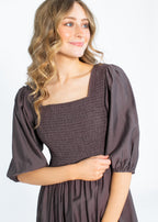 Kayleen Smocked Bodice Maxi Dress