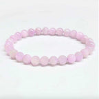Kunzite Round Bead Bracelet