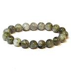 Labradorite Round Bead Bracelet - Stone of Magick
