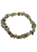 Labradorite Chip Stretch Bracelet