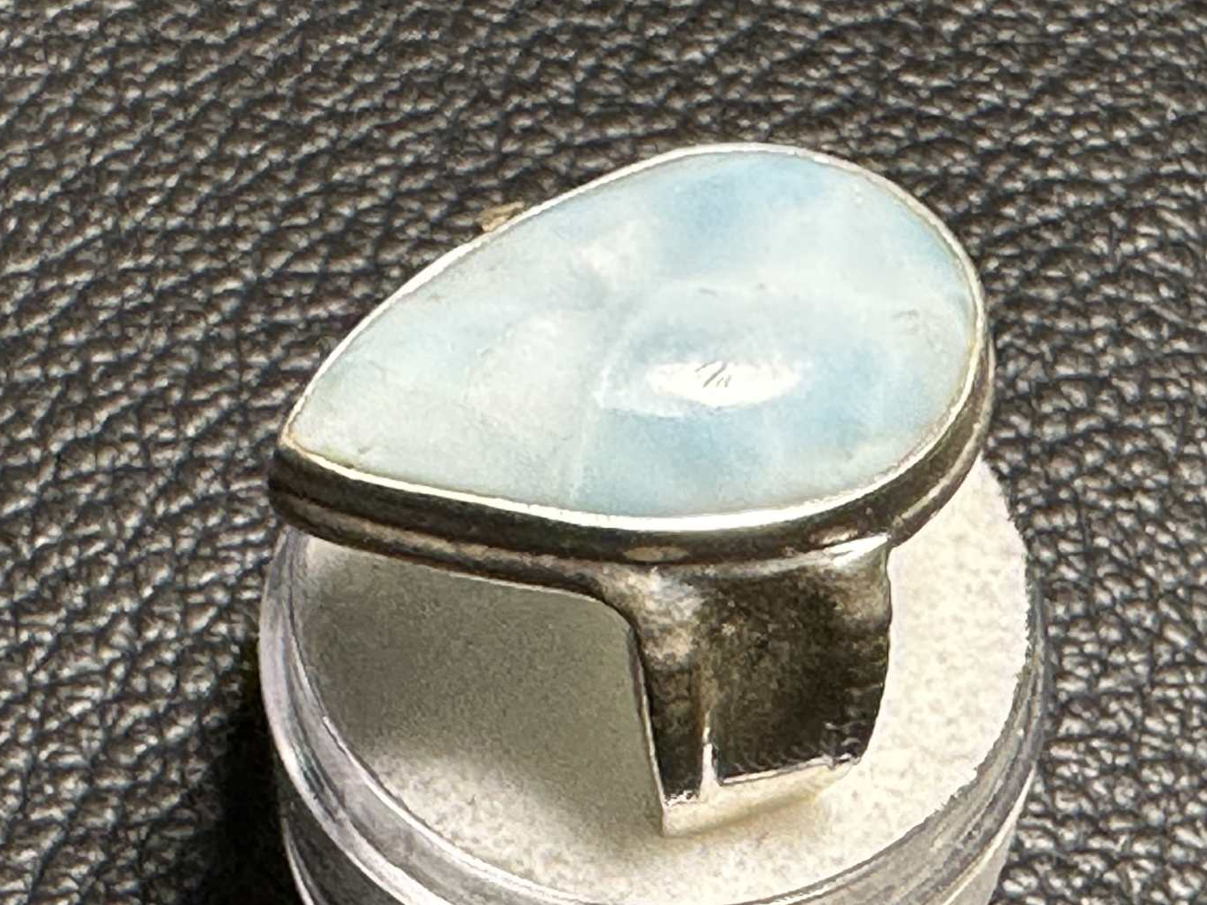 Larimar Ring Size 9 - "Sea Drops"