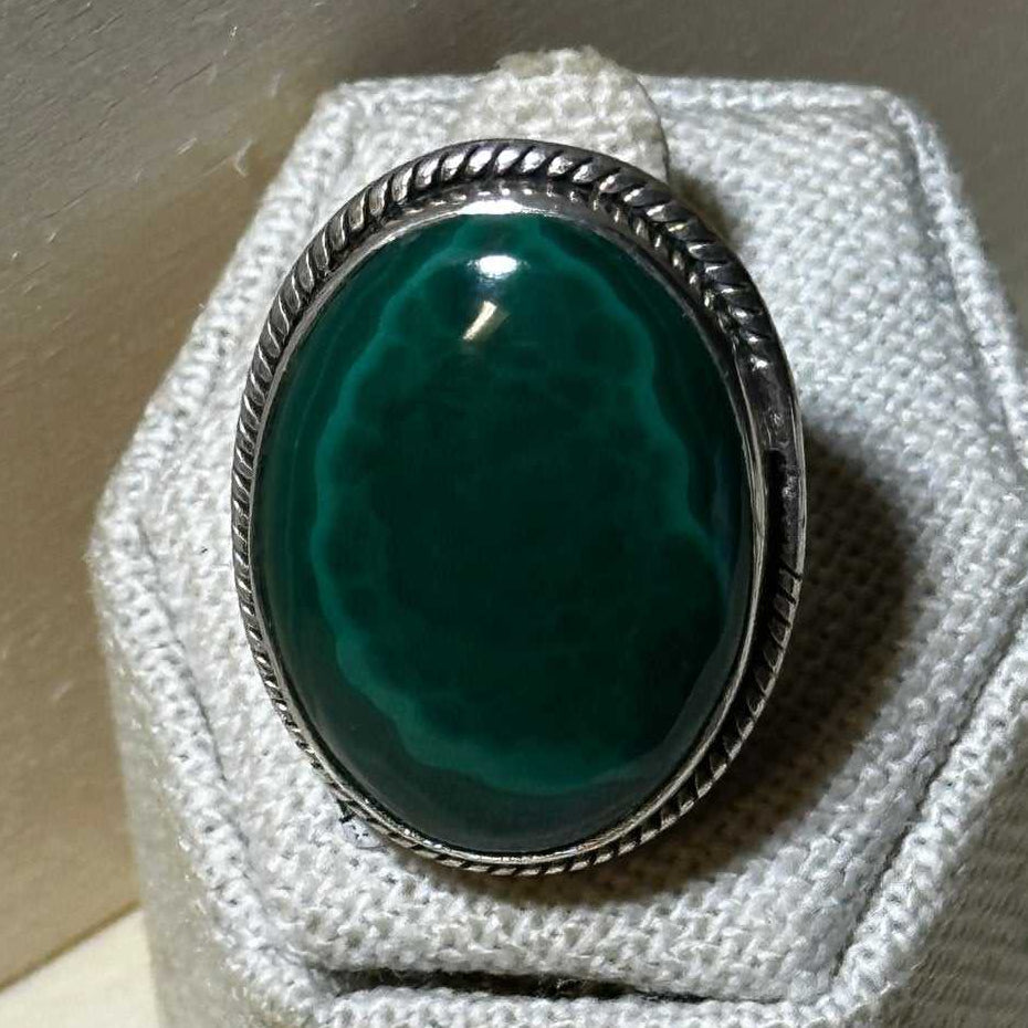 Malachite Ring Size 7 (13.1054)