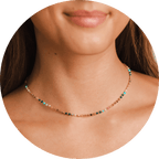 Master Healer 2mm Necklace + Layered Bracelet Set