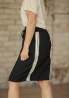 Nina Mid-Rise Track Skirt