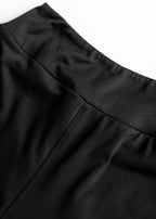 No Cling Premium Black Biker Shorts