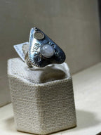 Ouija Rainbow Moonstone Ring (07.2044)