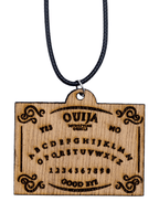 Ouija Board Wood Necklace
