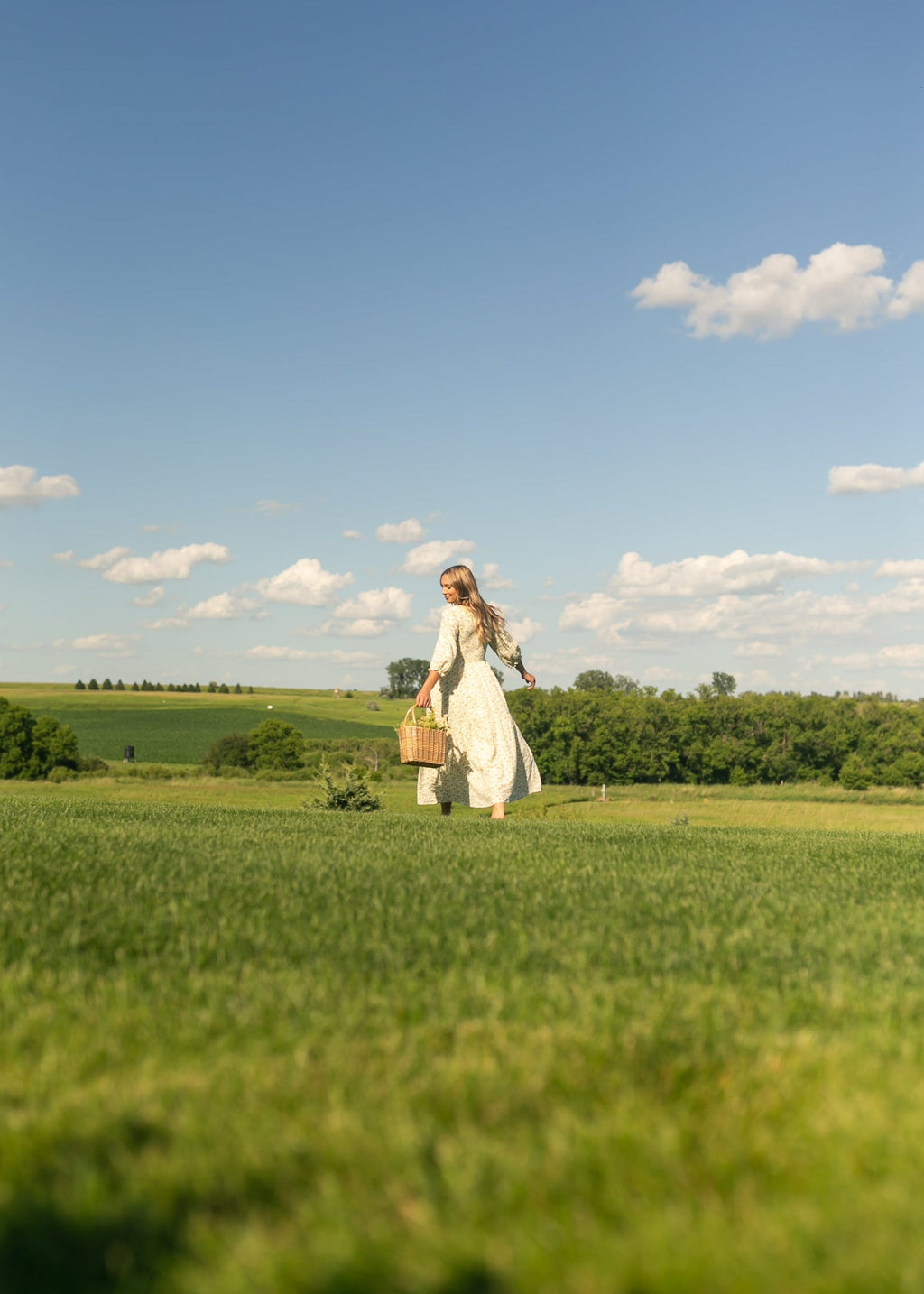 Flora Smocked Midi Dress