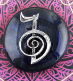 Reiki Cho Ku Rei Symbol Pendant, Handmade - 925 Sterling Silver