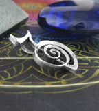 Reiki Cho Ku Rei Symbol Pendant, Handmade - 925 Sterling Silver