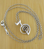 Reiki Cho Ku Rei Symbol Pendant, Handmade - 925 Sterling Silver