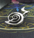 Reiki Cho Ku Rei Symbol Pendant, Handmade - 925 Sterling Silver