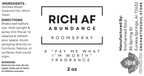 Rich AF Abundance Room Spray