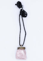 Rose Quartz Crystal Necklace