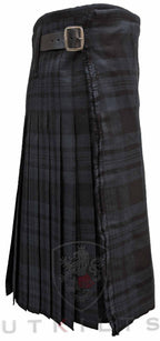 Traditional Kilt – Standard 4–5 Yard Wool, Black Isle