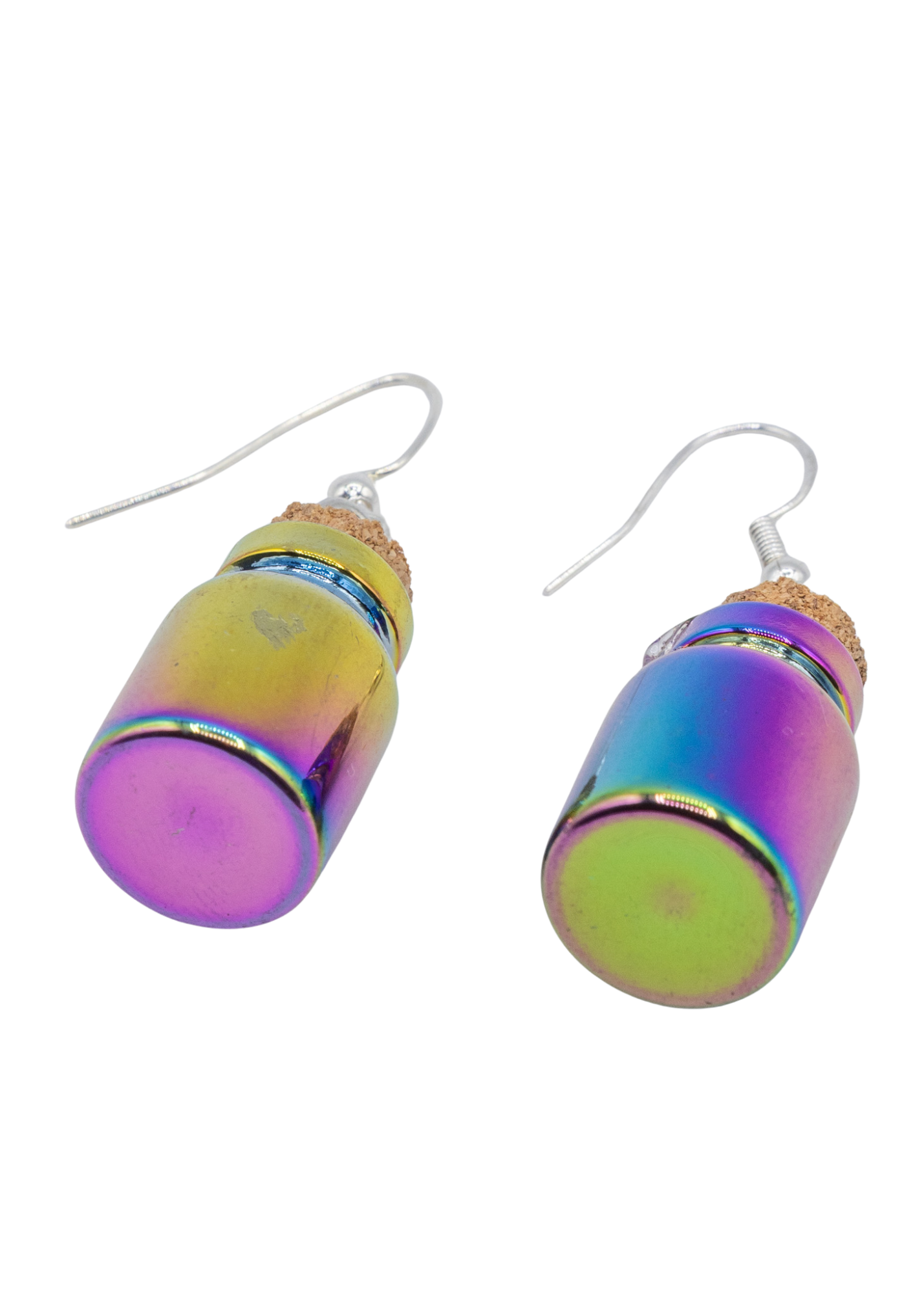 Iridescent Spell Bottle Earrings