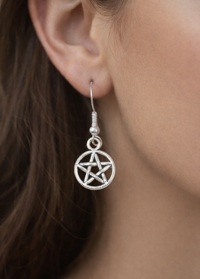 Pentacle Earrings