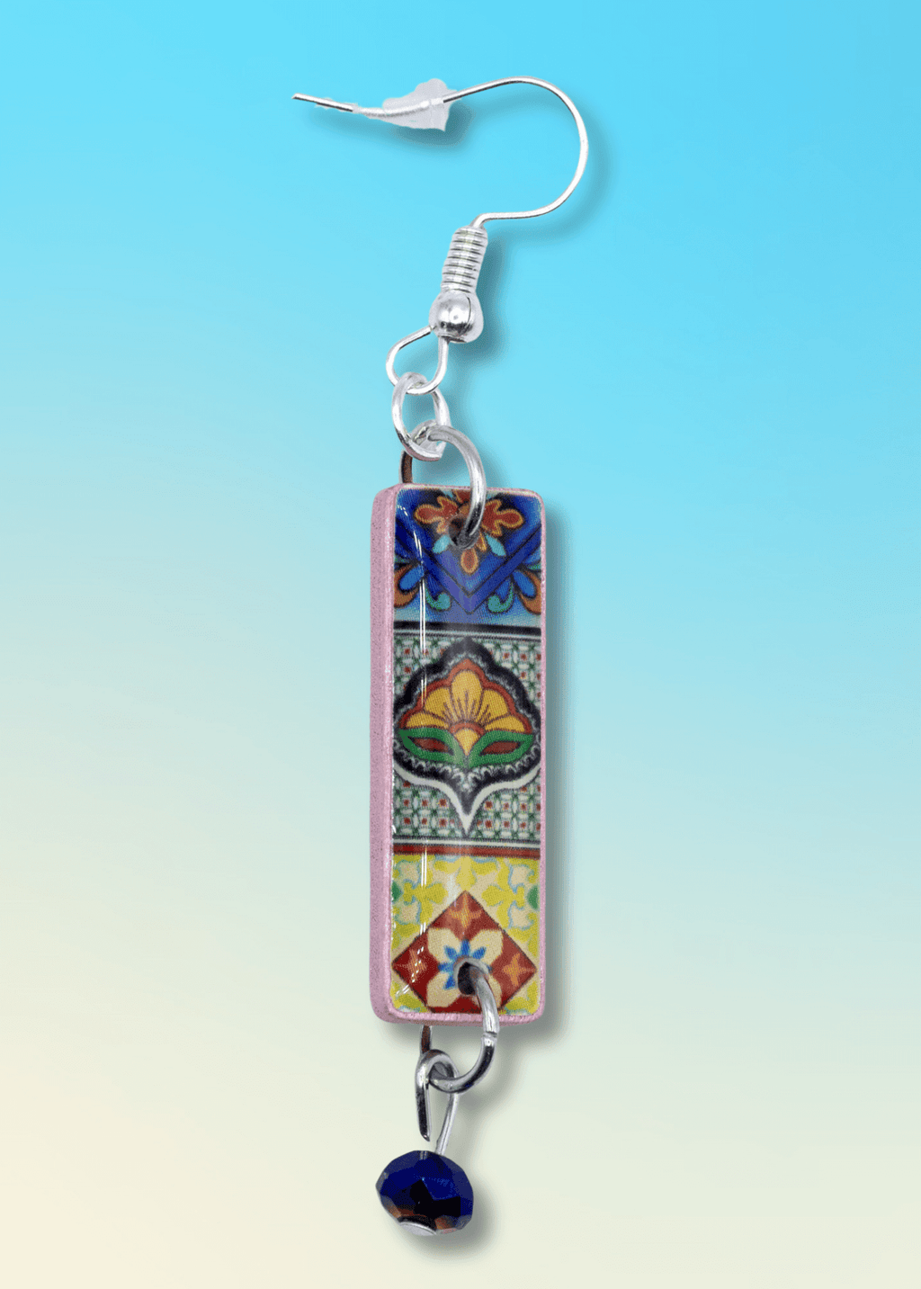 Talavera Tile Inspired Earrings