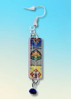 Talavera Tile Inspired Earrings