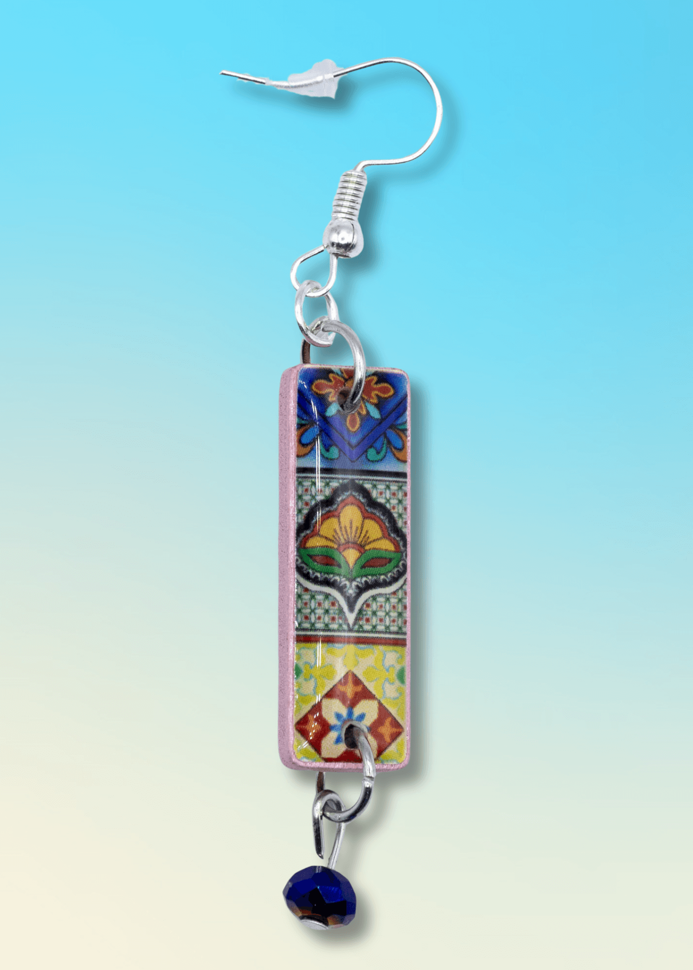 Talavera Tile Inspired Earrings