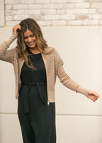 Tate Crochet Open Knit Cardigan
