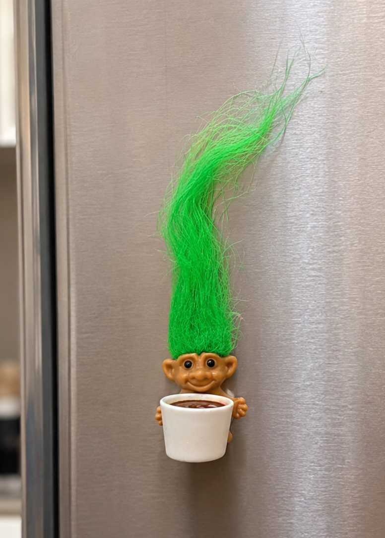 Troll Doll Coffee Refrigerator Magnet