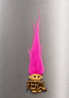 Troll Doll Feral Refrigerator Magnet