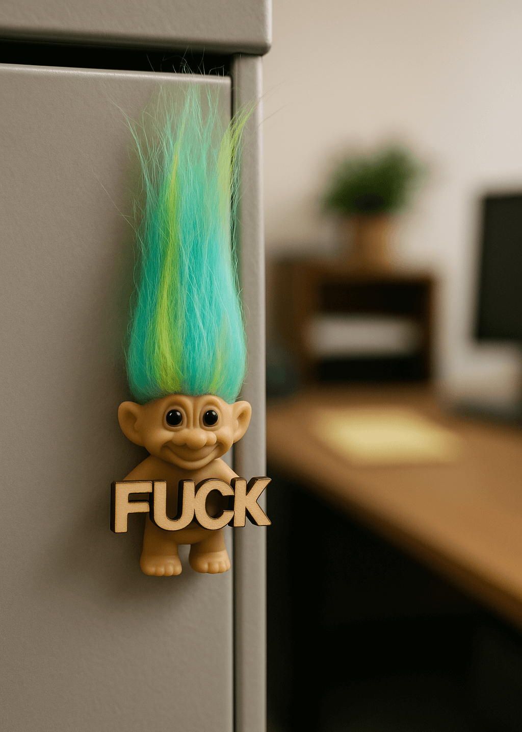 Troll Doll Fuck Refrigerator Magnet