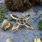 Sculptural Witch's Knot Pendant, Handmade