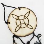 Witch's Bell: Witch's Knot and 3 Bells - Handcrafted