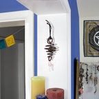 Witch's Bell: Spirals and Raw Quartz - Handcrafted