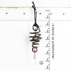 Witch's Bell: Spirals and Raw Quartz - Handcrafted