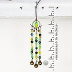 Witch's Bell / Suncatcher / Talisman with Glass Beads - Handcrafted