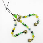 Witch's Bell / Suncatcher / Talisman with Glass Beads - Handcrafted
