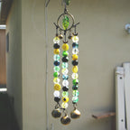 Witch's Bell / Suncatcher / Talisman with Glass Beads - Handcrafted