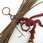 Witch's Bell: Rustic Sheaf of Twigs & Red Twine - Handcrafted