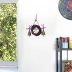 Witch's Bell Wreath Quartz Point Purple - Handcrafted