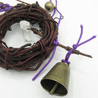 Witch's Bell Wreath Quartz Point Purple - Handcrafted