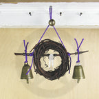 Witch's Bell Wreath Quartz Point Purple - Handcrafted