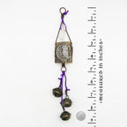 Witch's Bell with Owl Charm & Quartz Point - Handcrafted