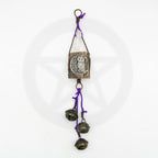 Witch's Bell with Owl Charm & Quartz Point - Handcrafted