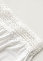 Women's White Half Slip