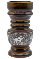 Elephant Wooden Charcoal Resin Incense Burner